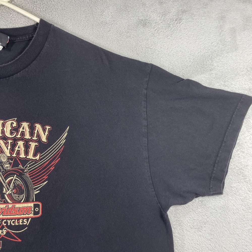 Harley Davidson Shirt Adult 2XL Black Motorcycle Biker Graphic Tee Tuscumbia AL - Picture 6 of 15